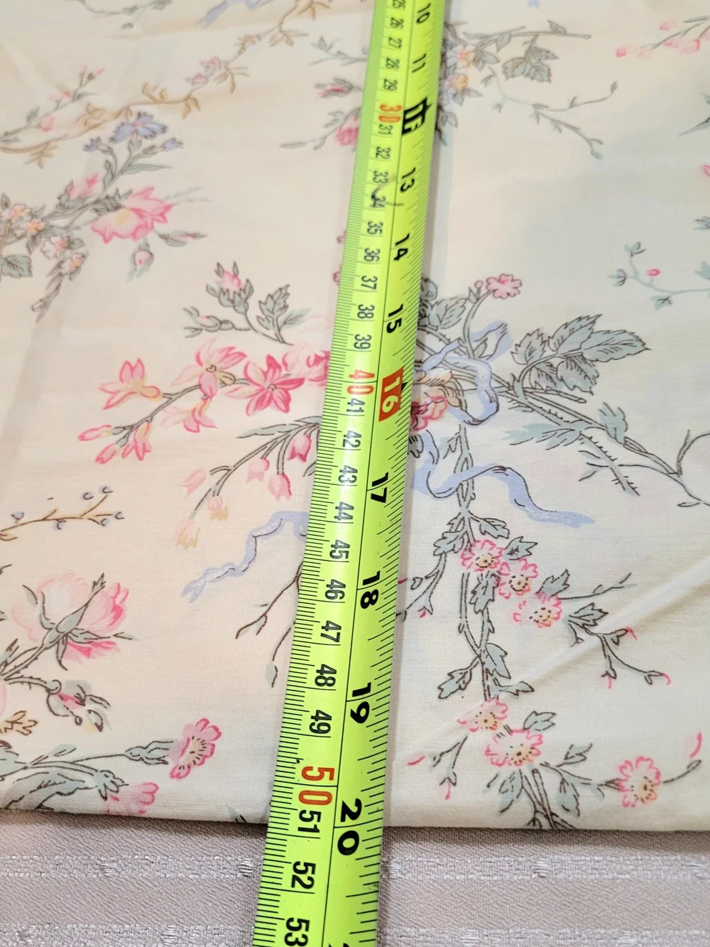 Vintage Ralph Lauren Sophie Brooke Standard Pillowcase Yellow Rose Floral Cotton